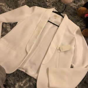 White blazer